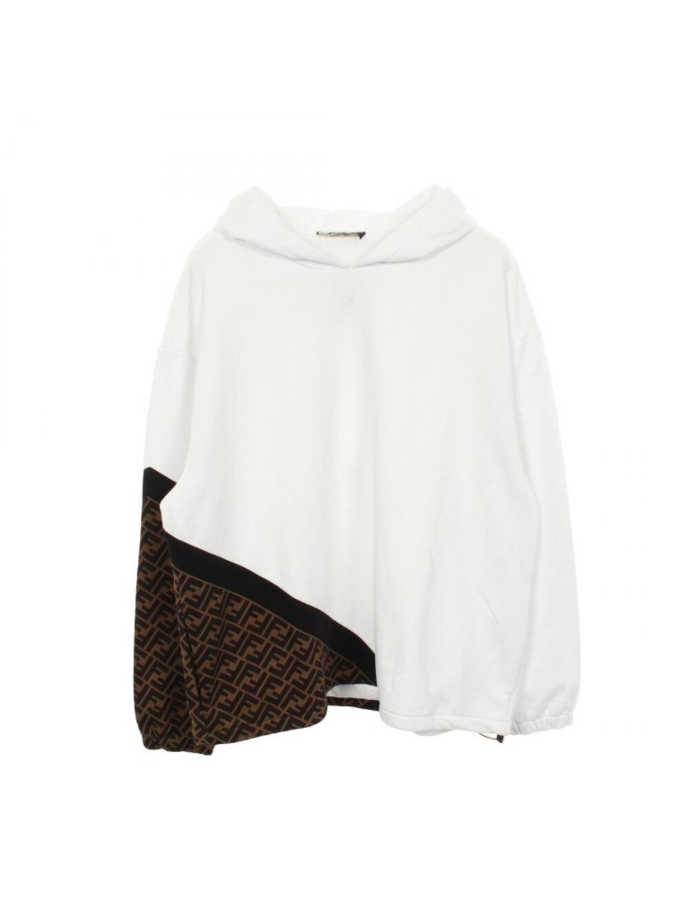 Fendi Hoodie Zucca Cotton Pullover Hoodie